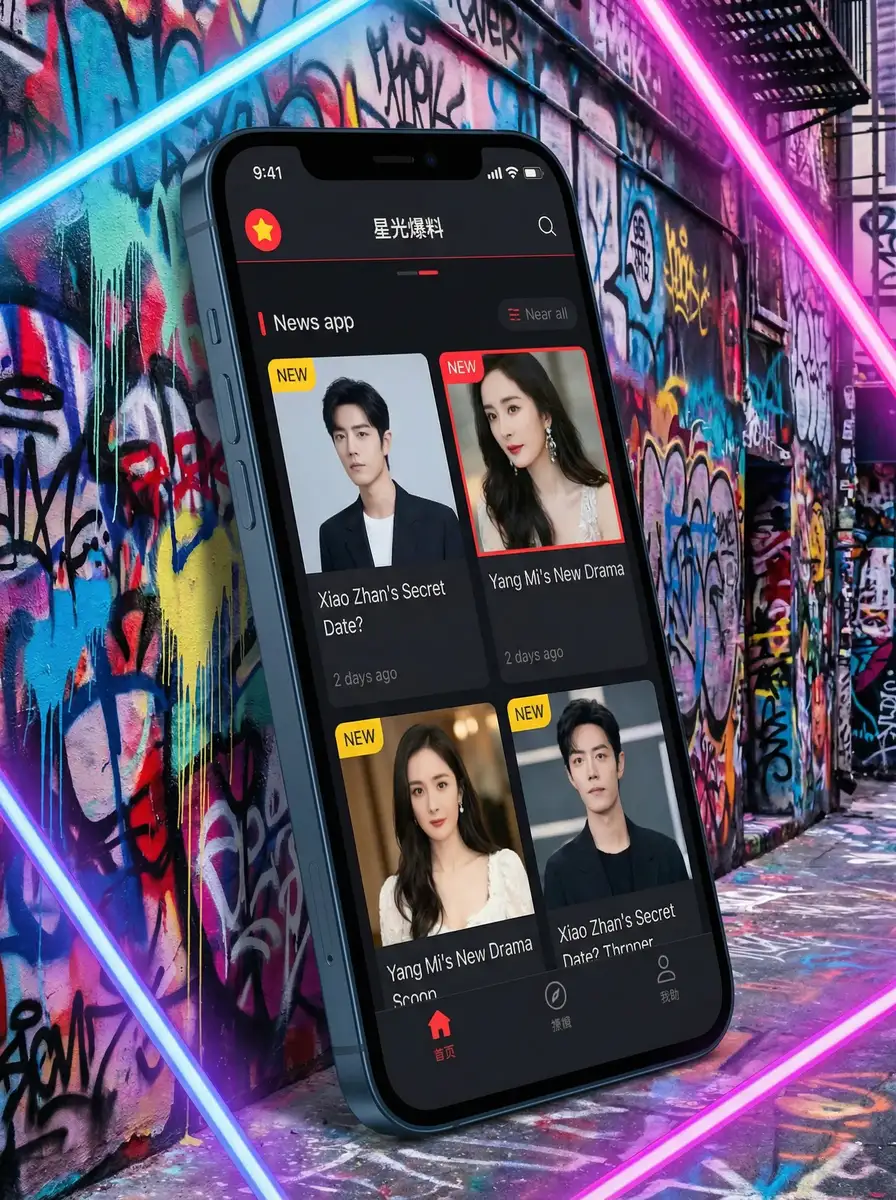 征服双收岳女两 APP界面展示 - 掌上吃瓜神器